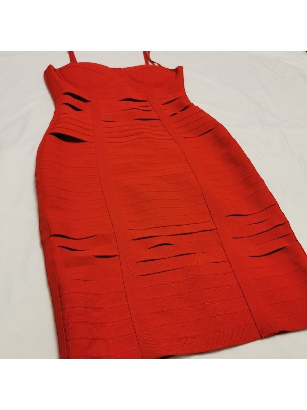 Bodycon Bandage Fitted Cocktail Dress - Picture 7 of 11